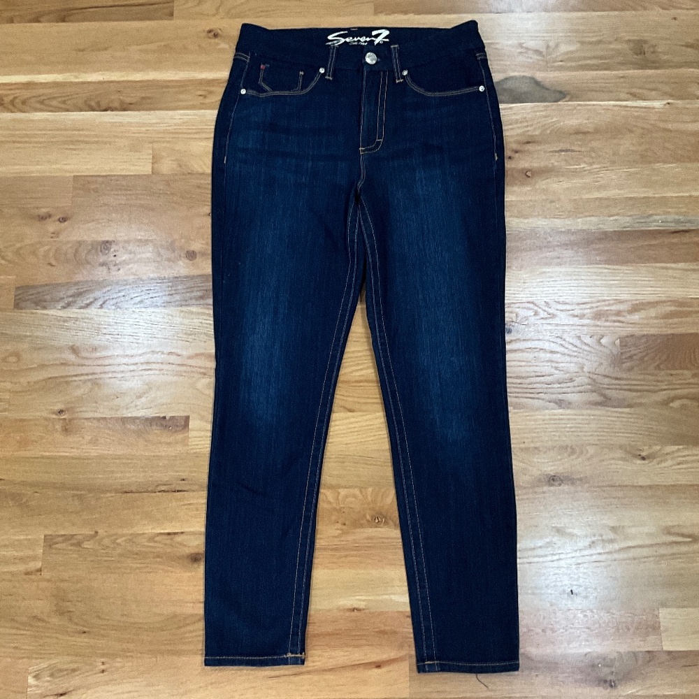Women’s sz 10 Seven7 Tummyless high rise skinny jeans